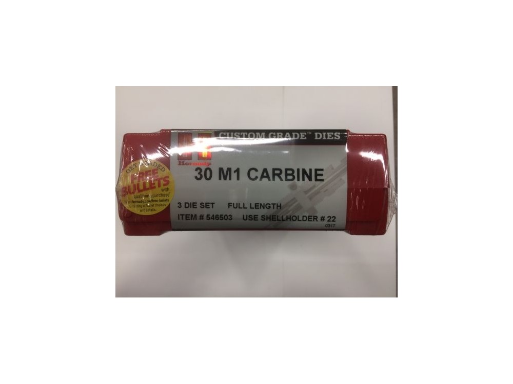 HORNADY 3 DIES SET 30M1 CARBINE