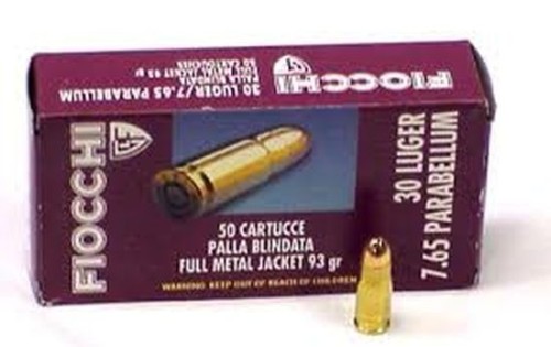 FIOCCHI CARICHE 7,65 PARA 93 GR