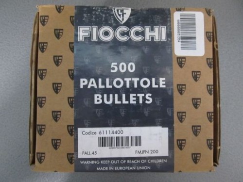 FIOCCHI PALLE BLIND CAL 45 200GR